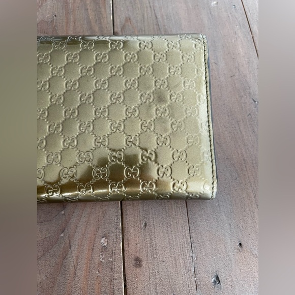 Gucci GG microguccissima gold Heart Plaque Clutch Wallet - Picture 8 of 10